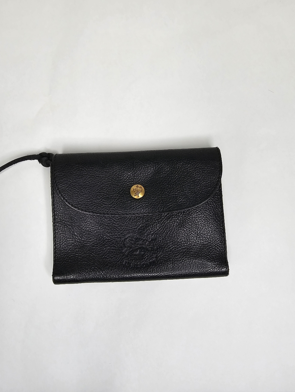 Il Bisonte Italian Leather Bi-Fold Envelope Snap Wallet